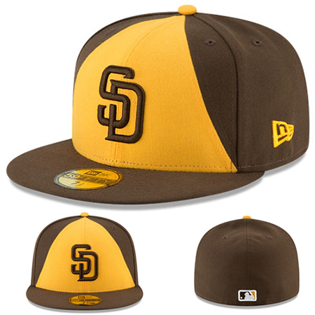 New Era San Diego Padres 5950 Fitted Hat MLB Cooperstown Classic