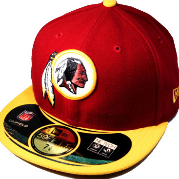 washington redskins fitted hat