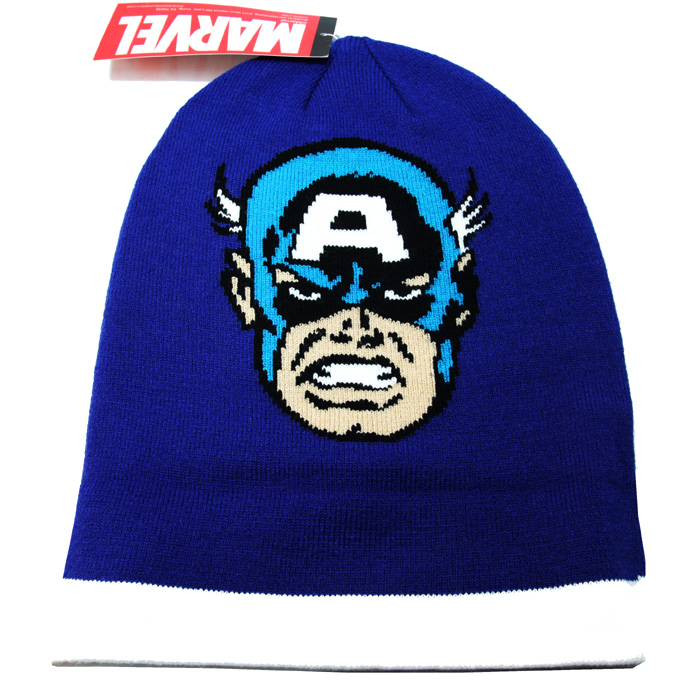 captain america beanie Captain America Reversible Beanie 