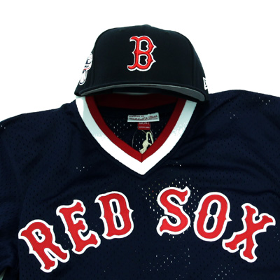 mitchell and ness red sox