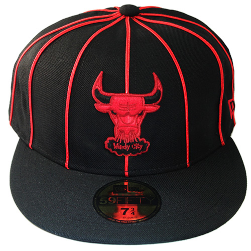 red and black new era hat