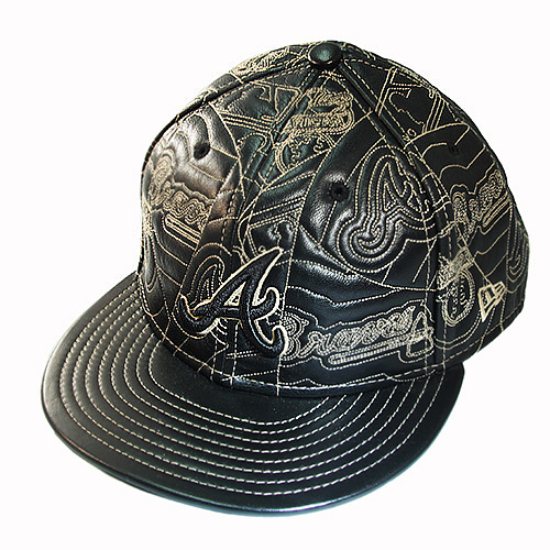 leather fitted hats