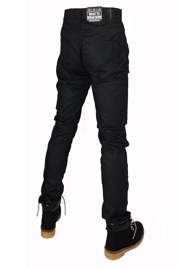 mens waxed skinny jeans